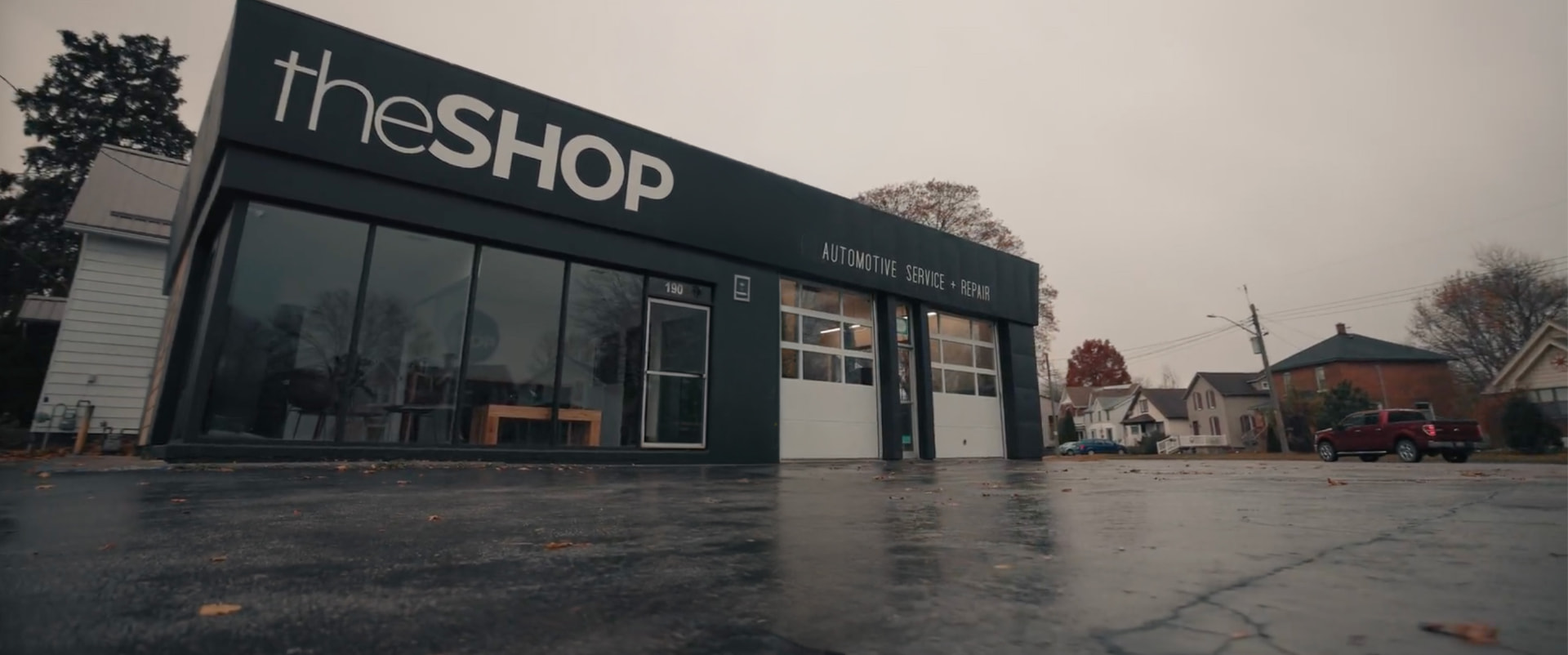 The Shop storefront at 190 Grand Ave East in Chatham, Ontario